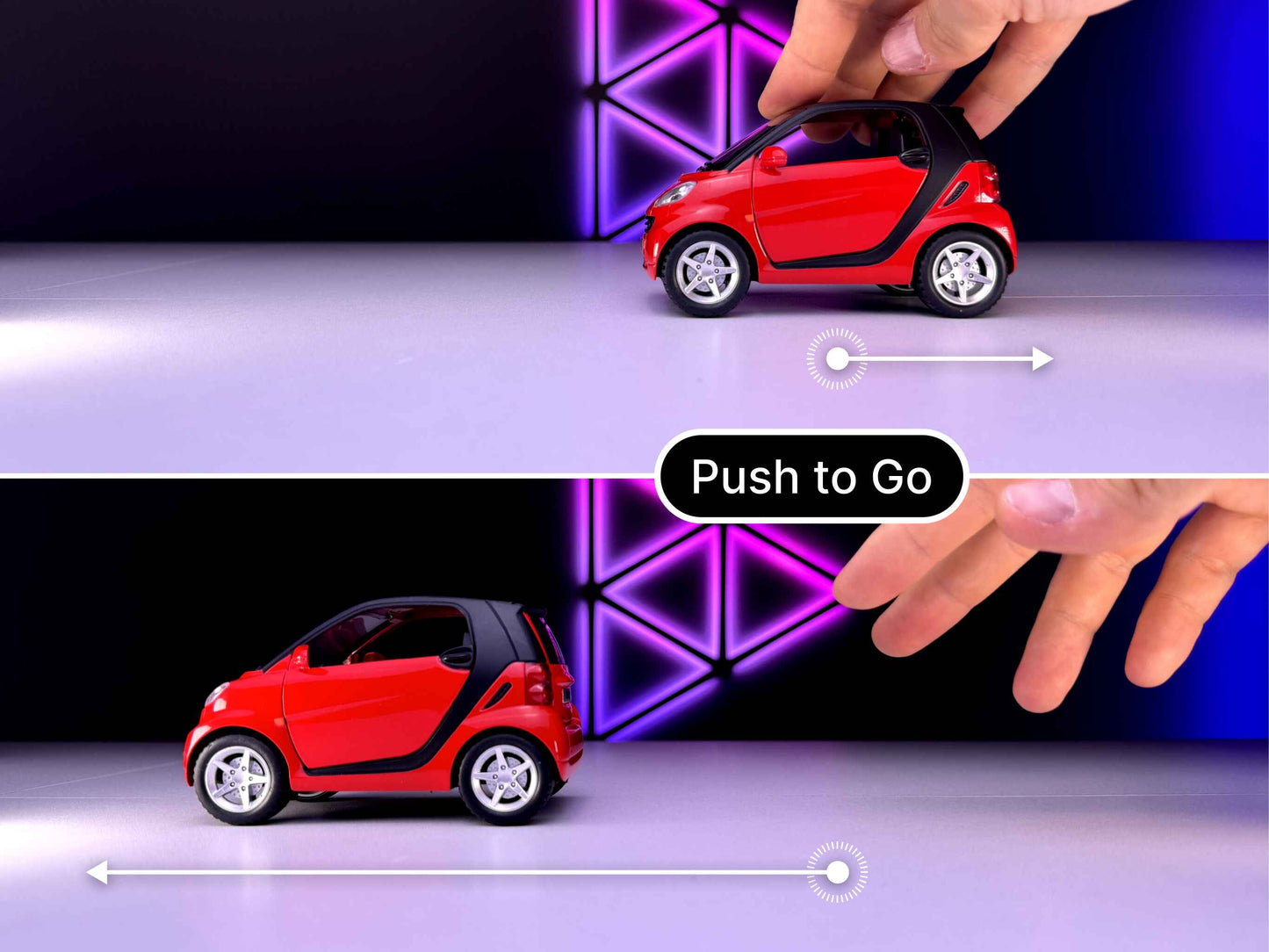 Smart Fortwo Scale Detailed Model Openable Trunk and Doors