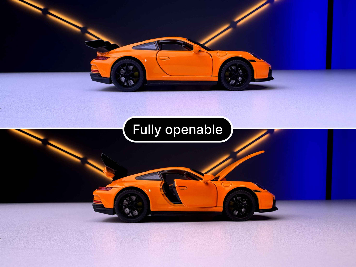1:32 Porsche 911 GT3, Detailed and Fully Openable Scale Model