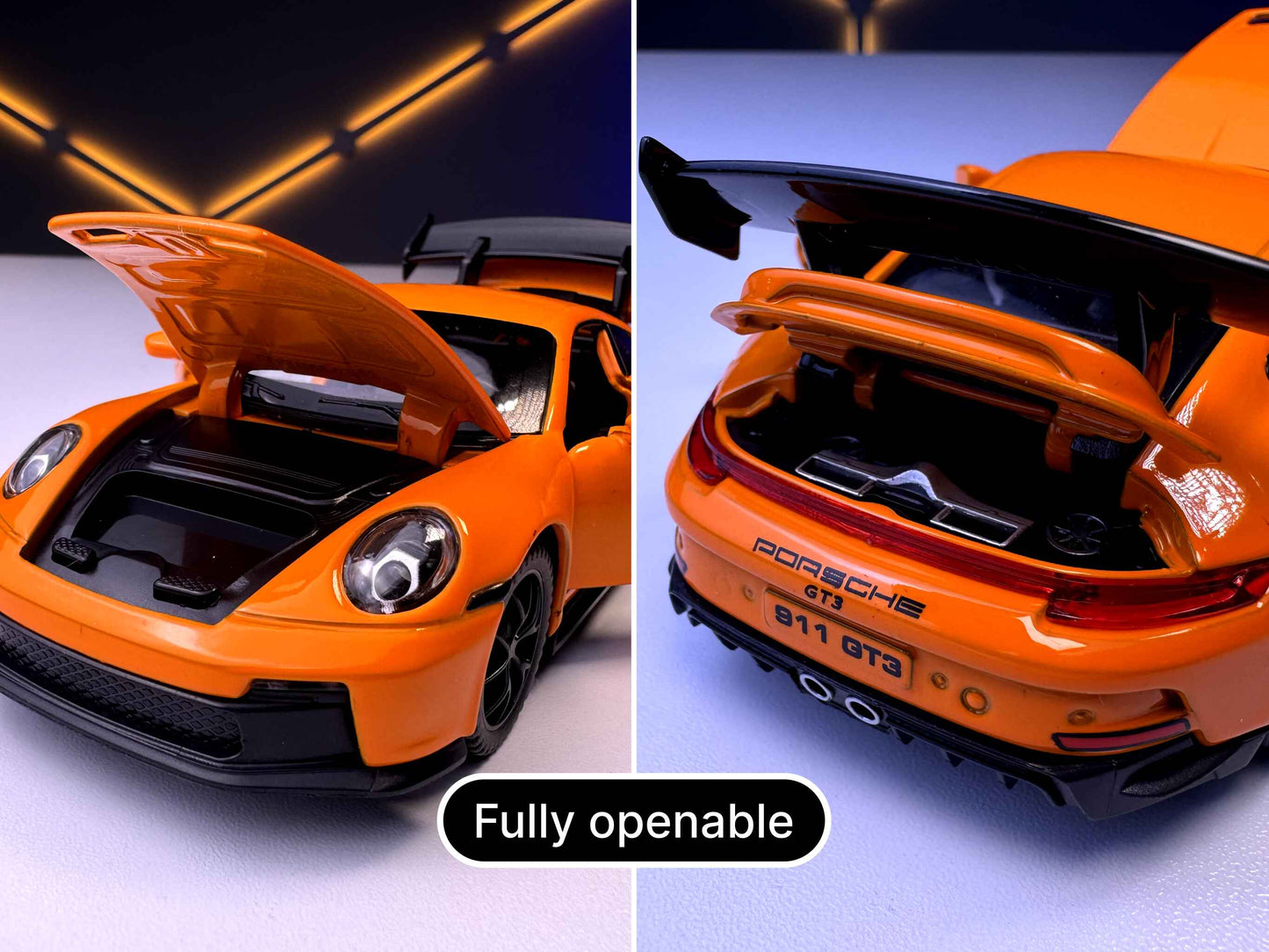 1:32 Porsche 911 GT3, Detailed and Fully Openable Scale Model