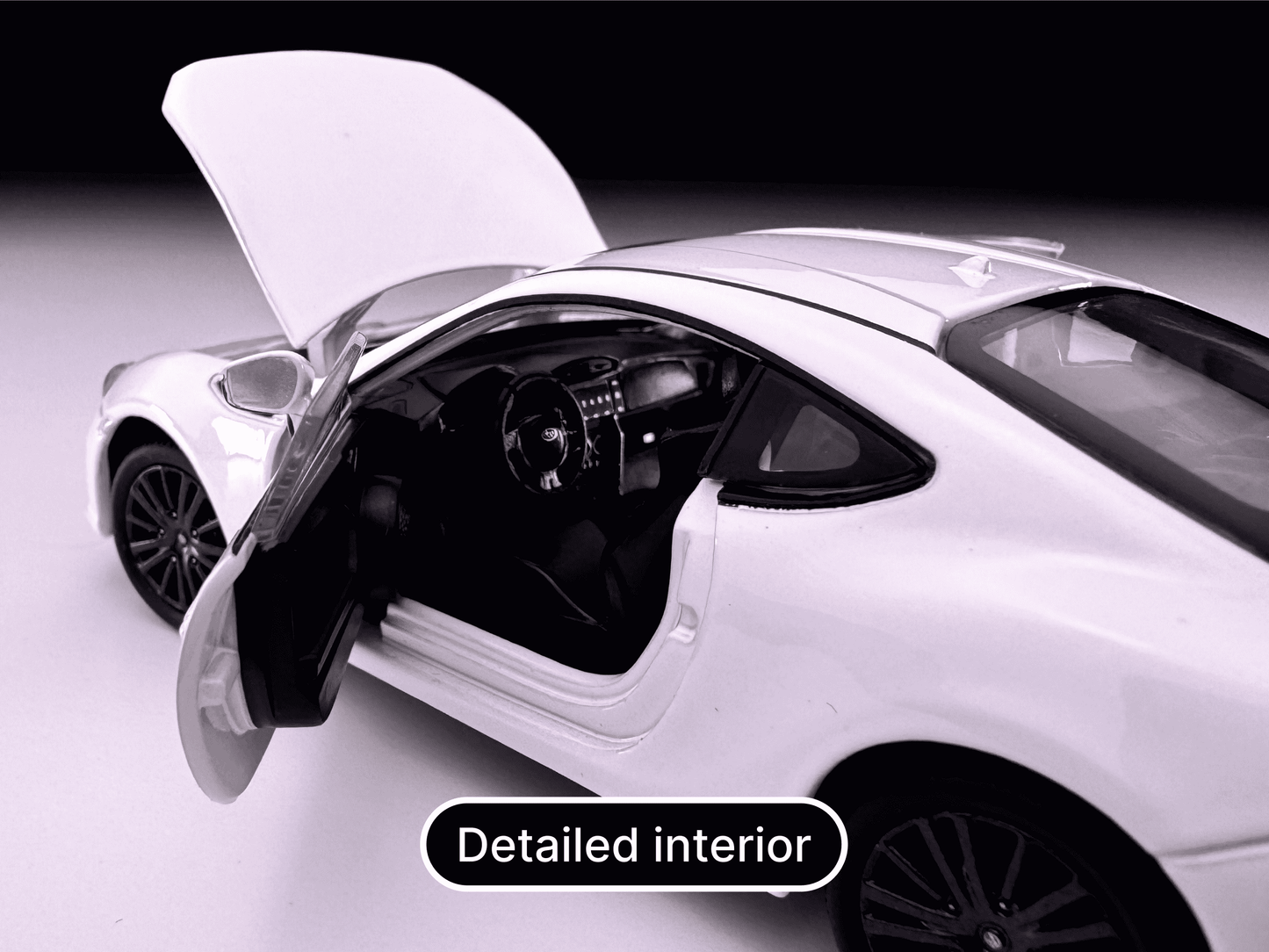1:32 Scale Subaru BRZ, Detailed and Fully Openable Scale Model