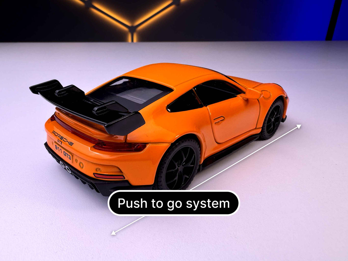 1:32 Porsche 911 GT3, Detailed and Fully Openable Scale Model
