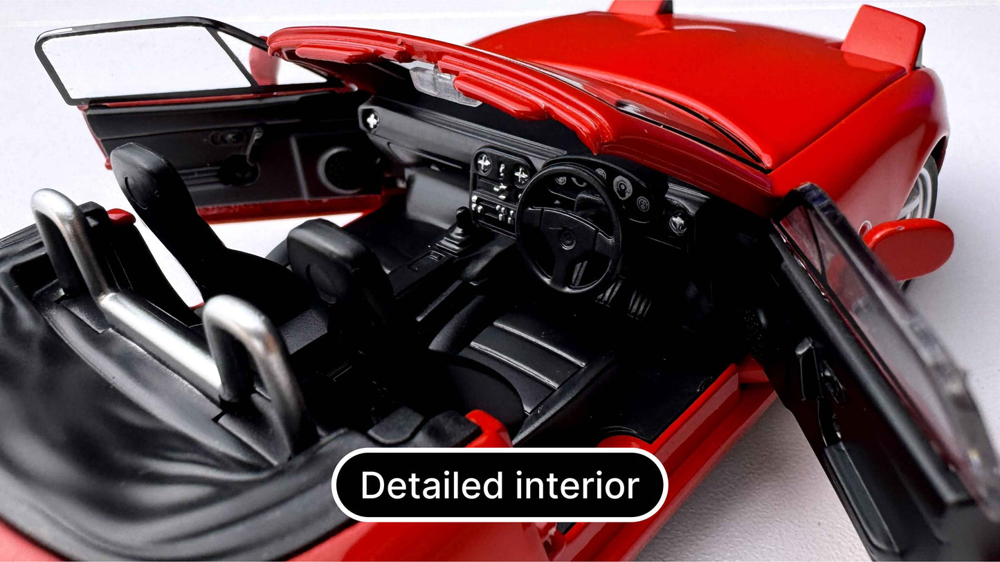 1:32 Scale Mazda MX-5 Miata Pop Up Headlight Removable Hardtop