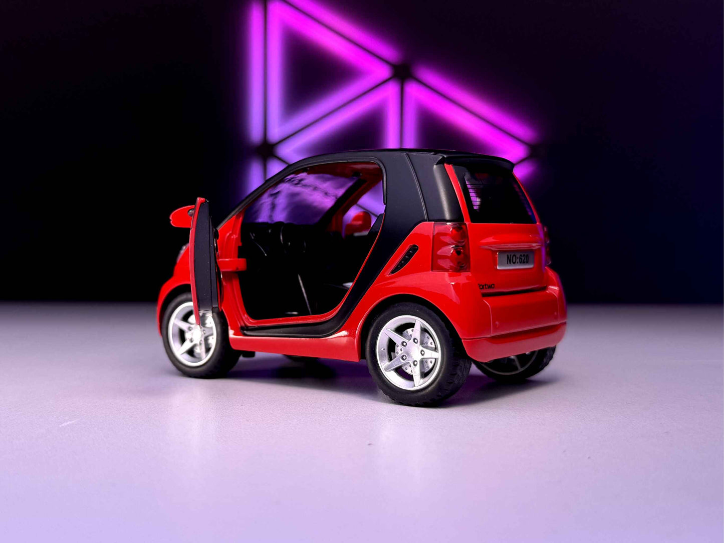 Smart Fortwo Scale Detailed Model Openable Trunk and Doors
