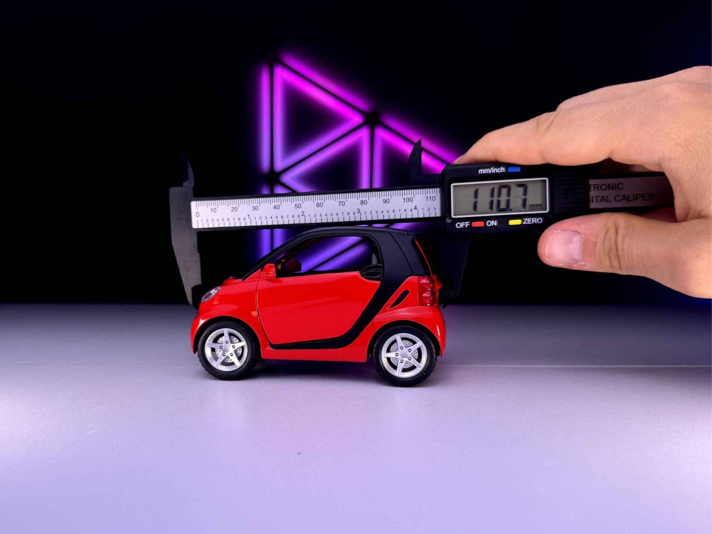 Smart Fortwo Scale Detailed Model Openable Trunk and Doors
