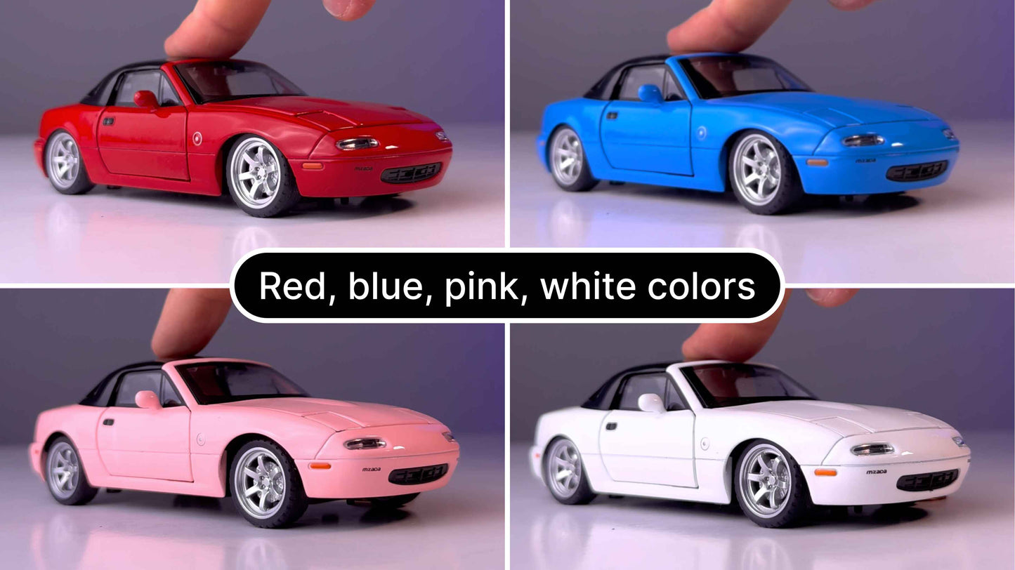 1:32 Scale Mazda MX-5 Miata Pop Up Headlight Removable Hardtop