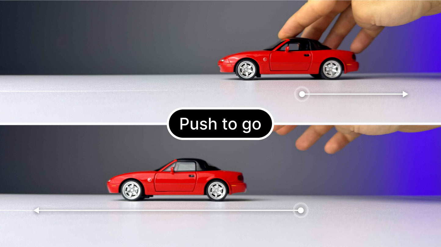 1:32 Scale Mazda MX-5 Miata Pop Up Headlight Removable Hardtop