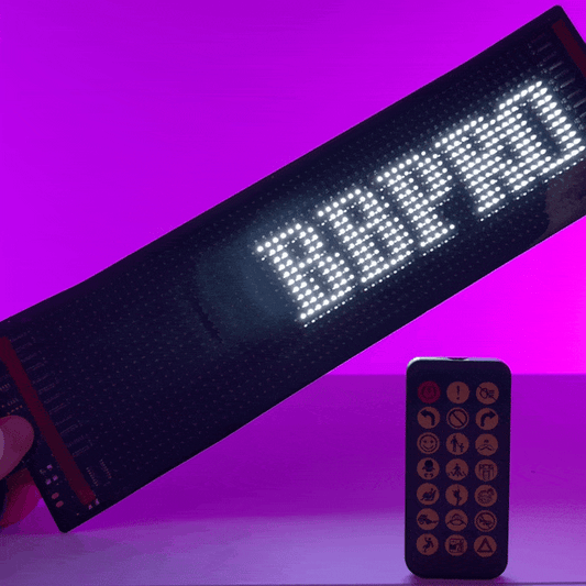 Flexible LED Car Sign – Display Your Nickname, Text or GIF Images