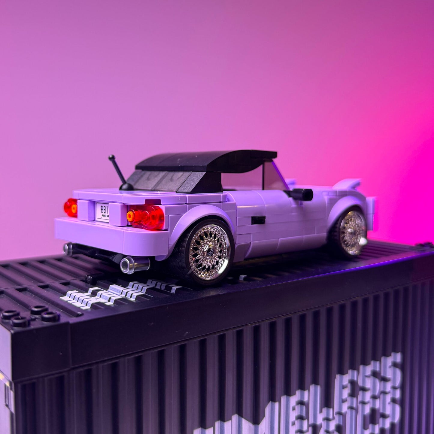 1:32 Scale LEGO Mazda MX-5 Miata Pop Up Headlight Removable Hardtop