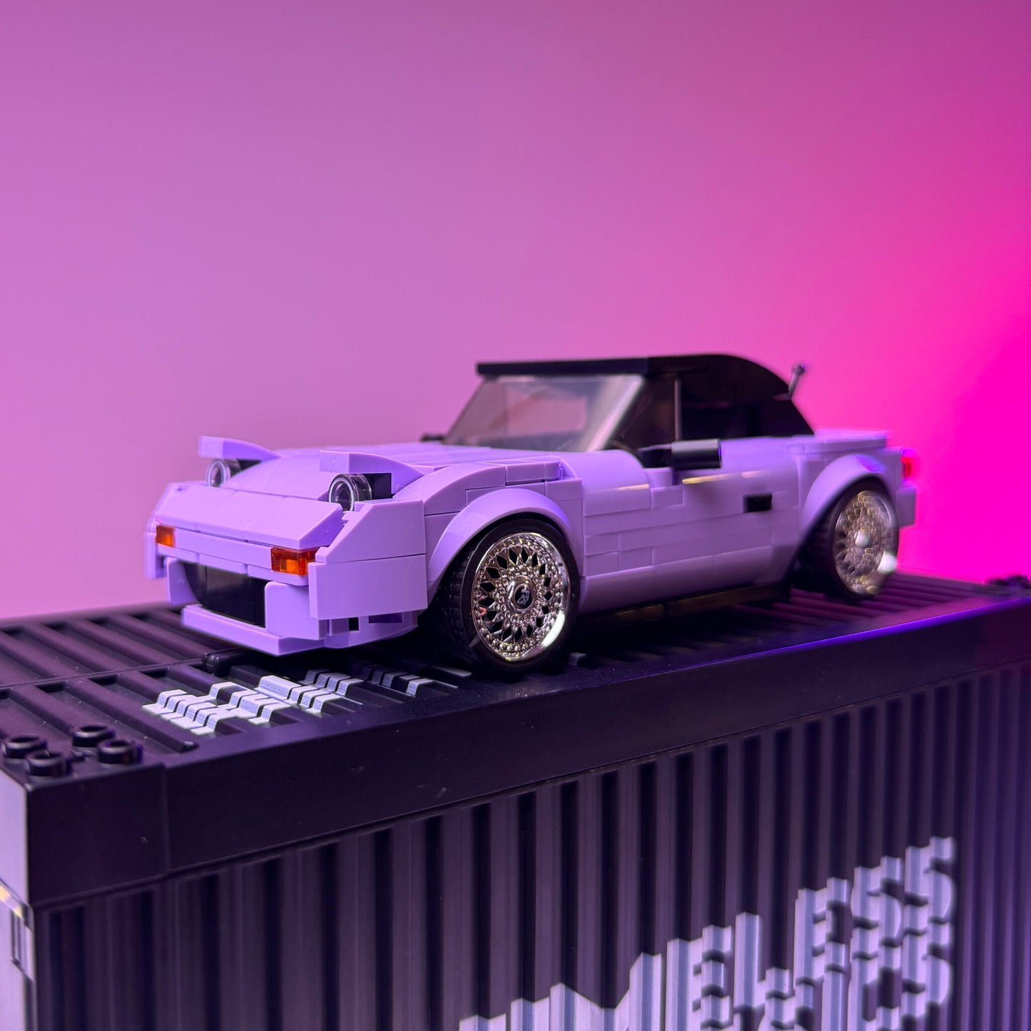 1:32 Scale LEGO Mazda MX-5 Miata Pop Up Headlight Removable Hardtop