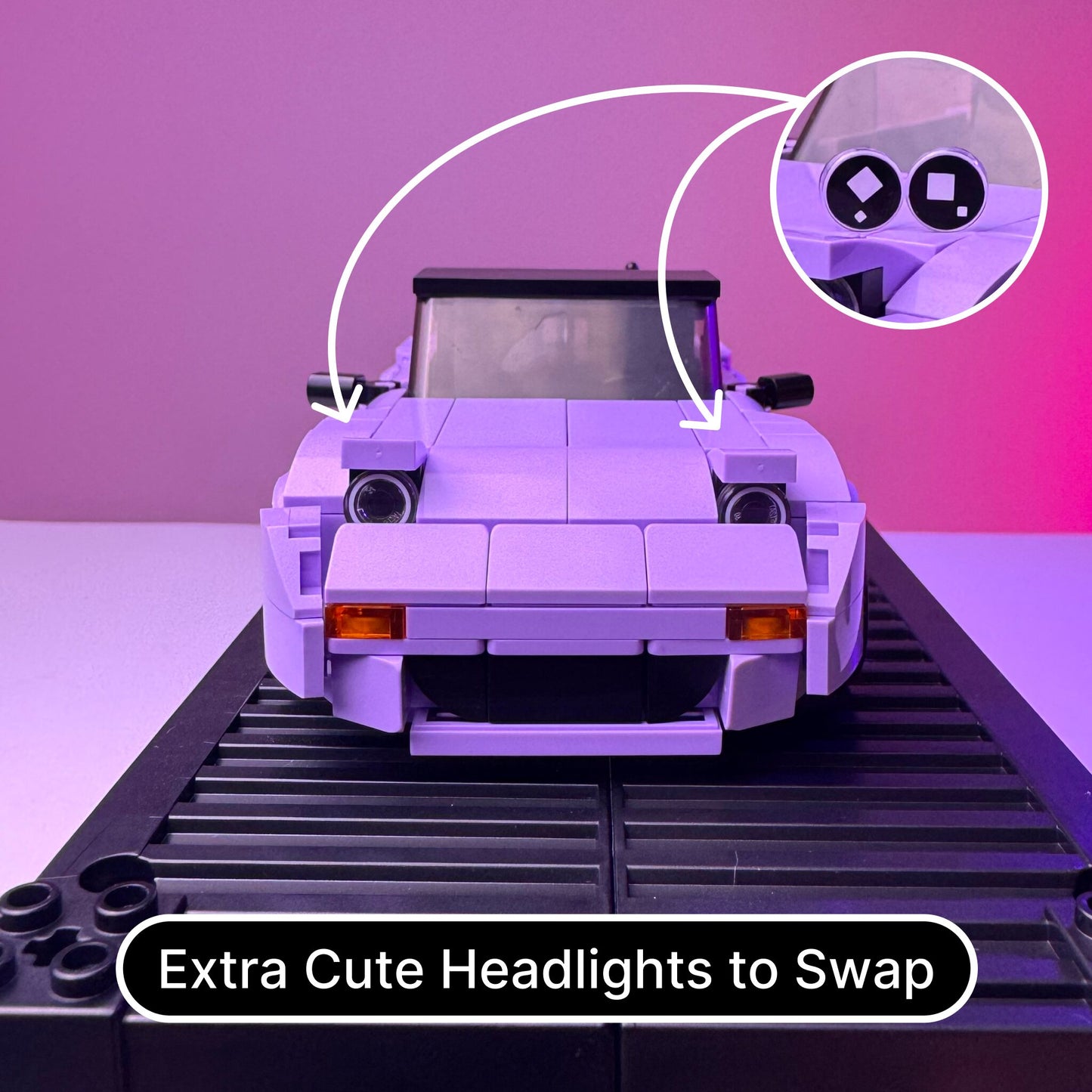 1:32 Scale LEGO Mazda MX-5 Miata Pop Up Headlight Removable Hardtop