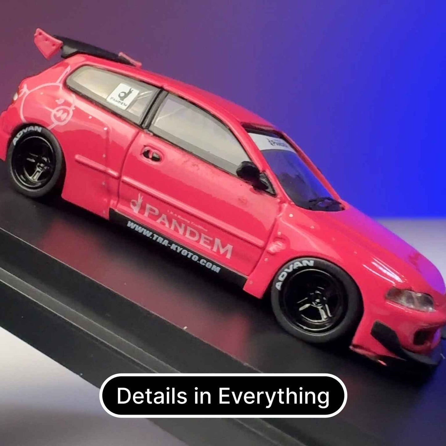 1:64 Honda Civic EG6 Hatch Diecast Model