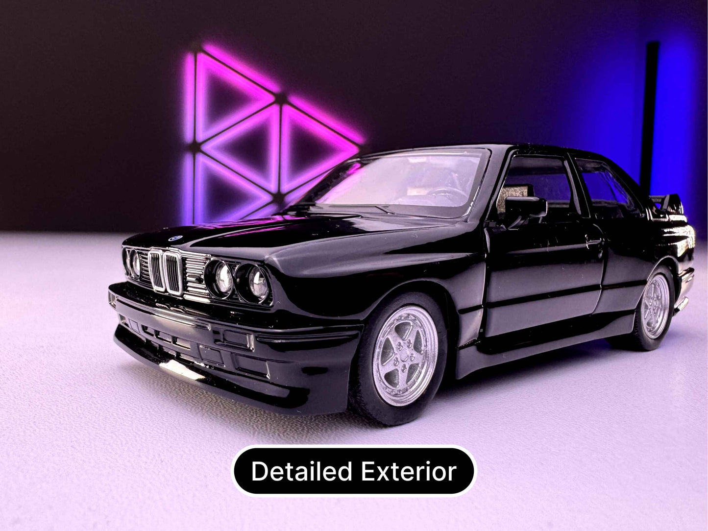 1:36 Scale 1987 BMW M3, Detailed Scale Model, Openable Doors