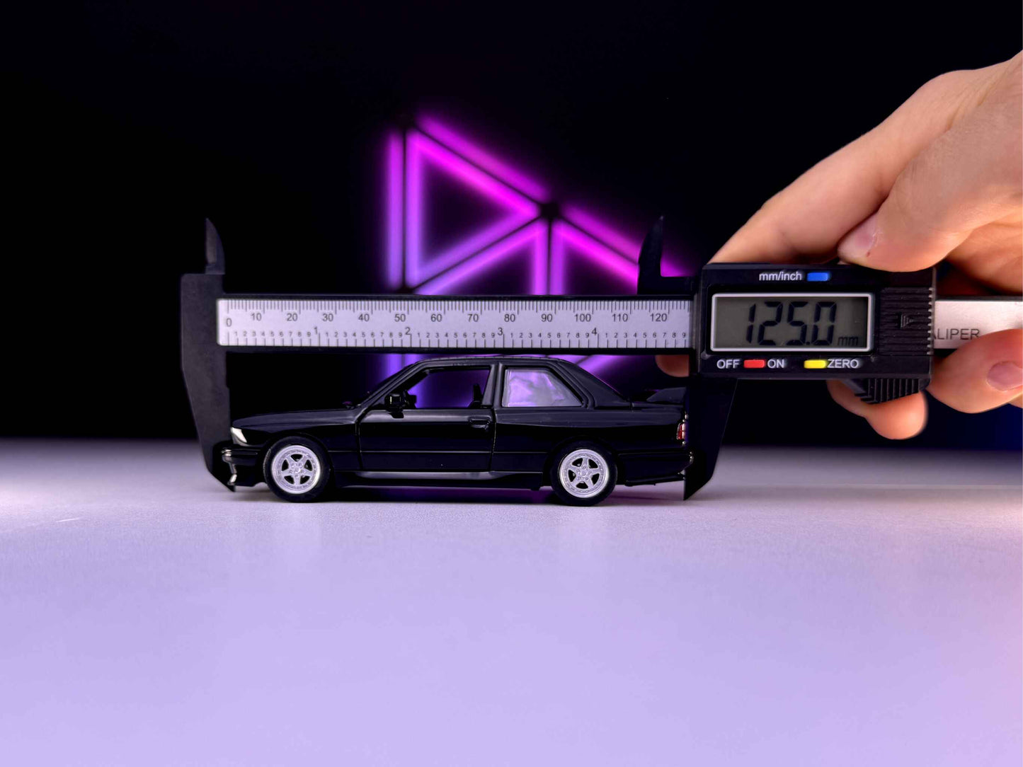 1:36 Scale 1987 BMW M3, Detailed Scale Model, Openable Doors
