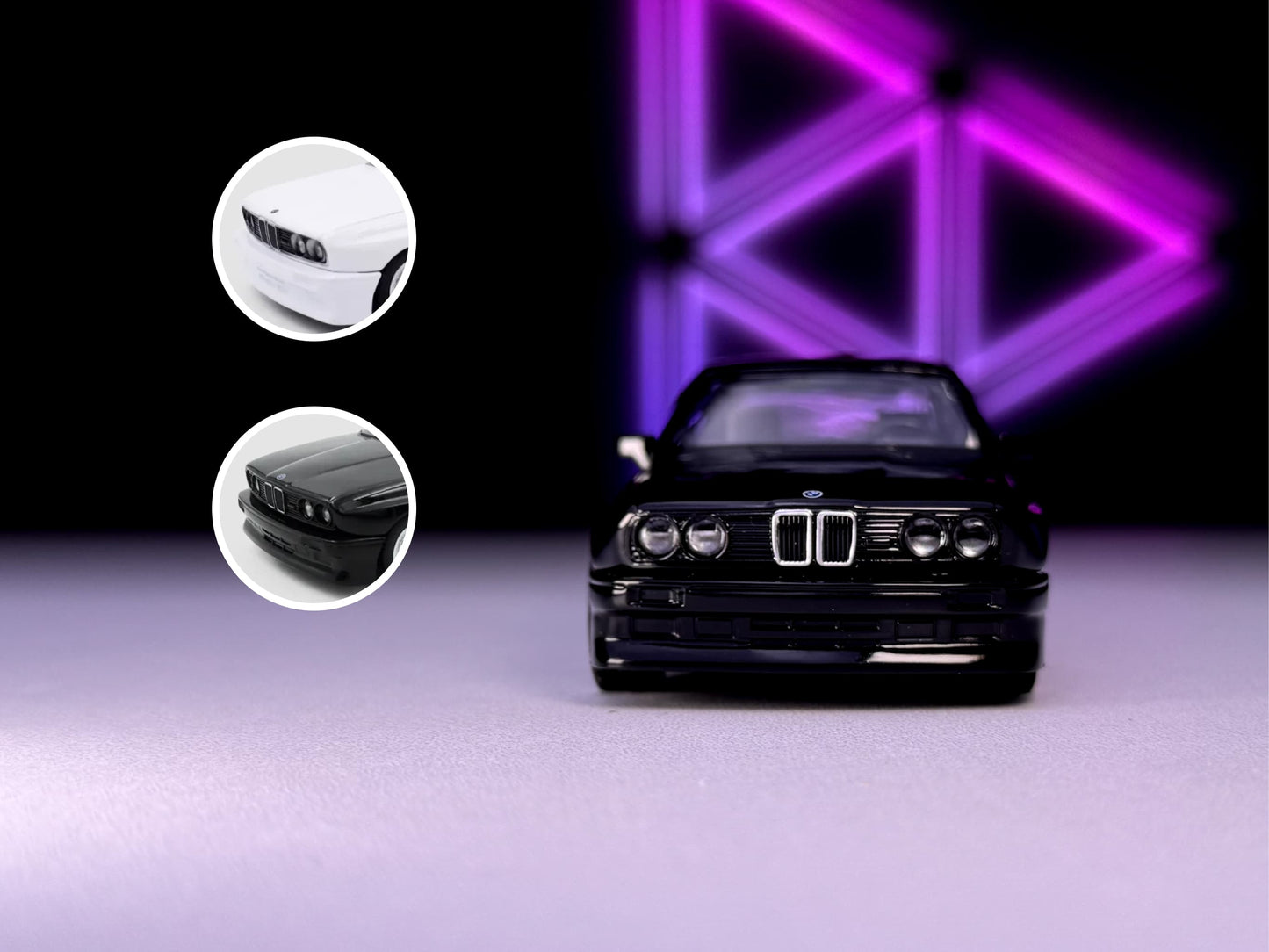 1:36 Scale 1987 BMW M3, Detailed Scale Model, Openable Doors