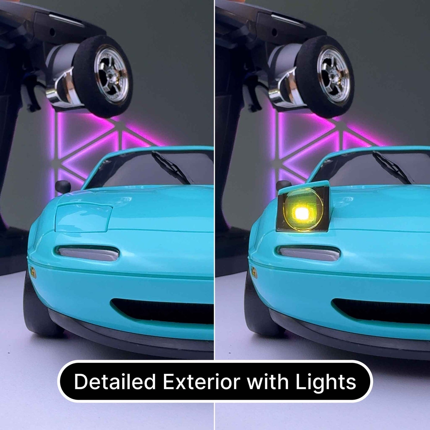 1:18 Mini RC Drift Car Mazda MX-5 Miata 2.4G RWD with ESP Gyroscope LED Lights
