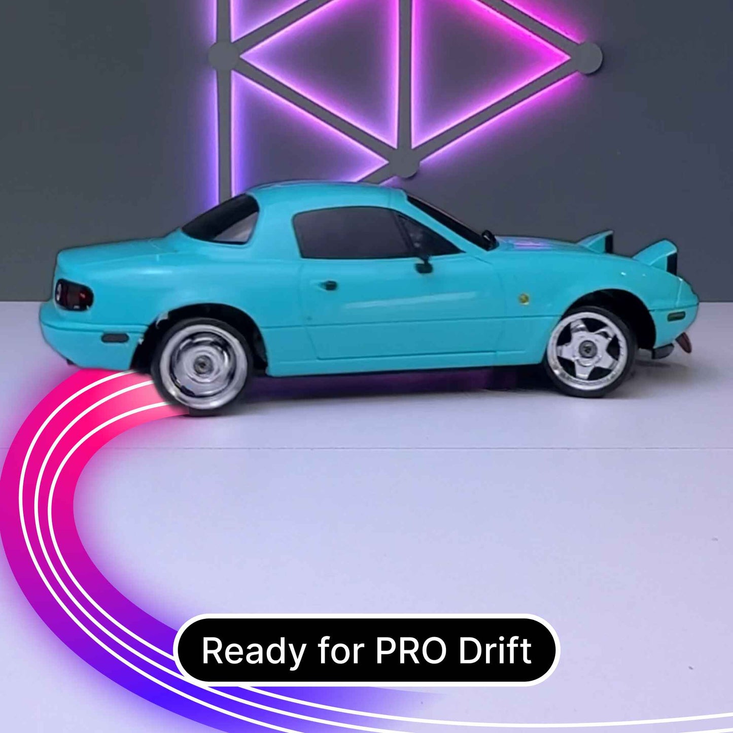 1:18 Mini RC Drift Car Mazda MX-5 Miata 2.4G RWD with ESP Gyroscope LED Lights