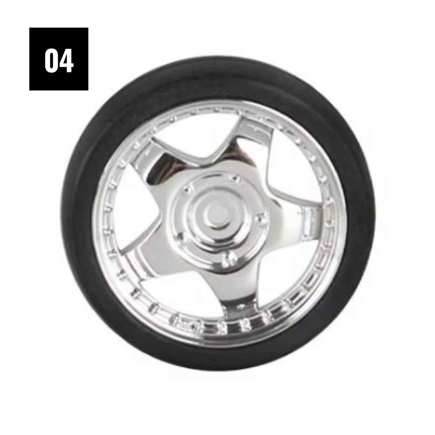 1:18 Mini RC Drift Wheels, 4PCS Tires 1.2" (31 mm) Diameter