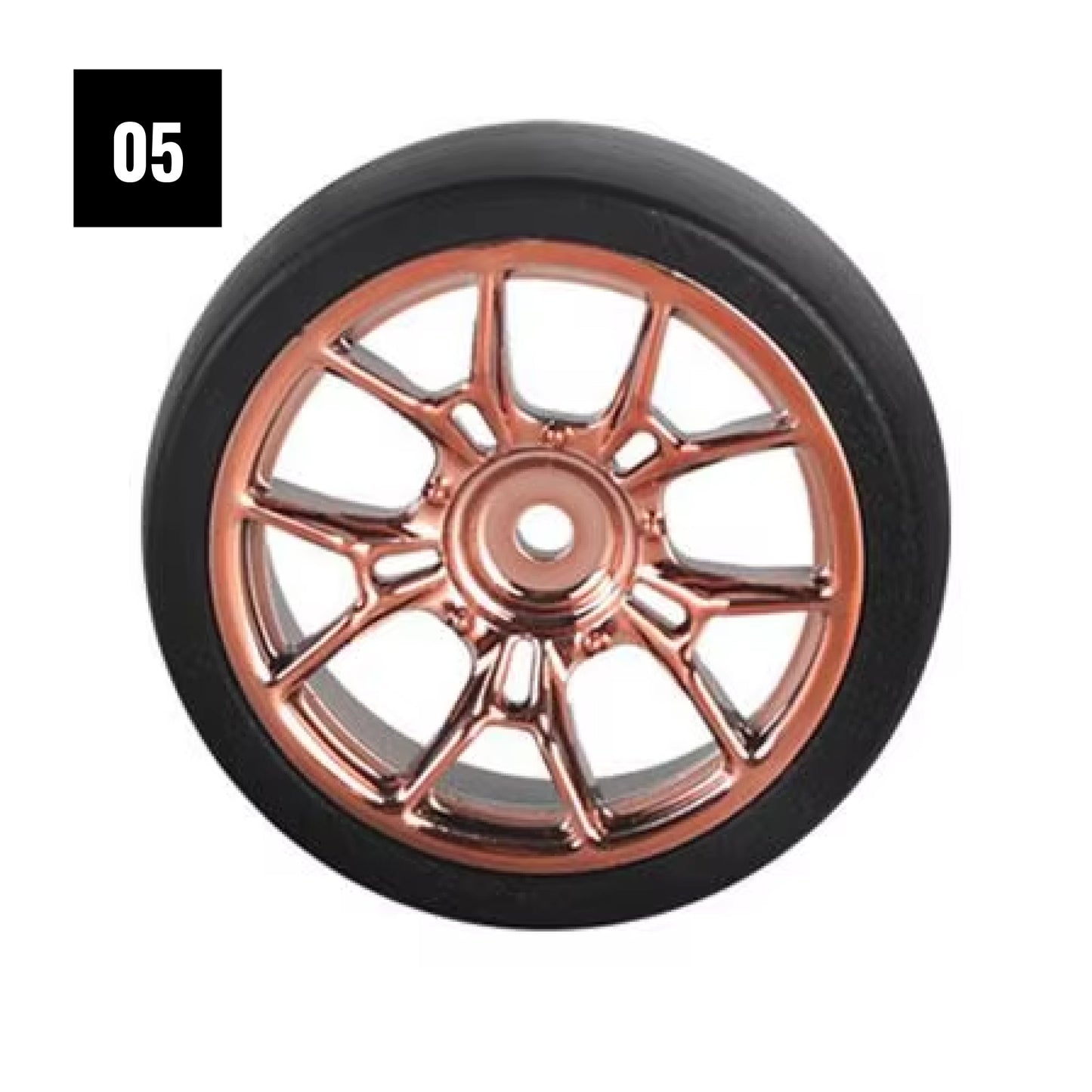 1:18 Mini RC Drift Wheels, 4PCS Tires 1.2" (31 mm) Diameter
