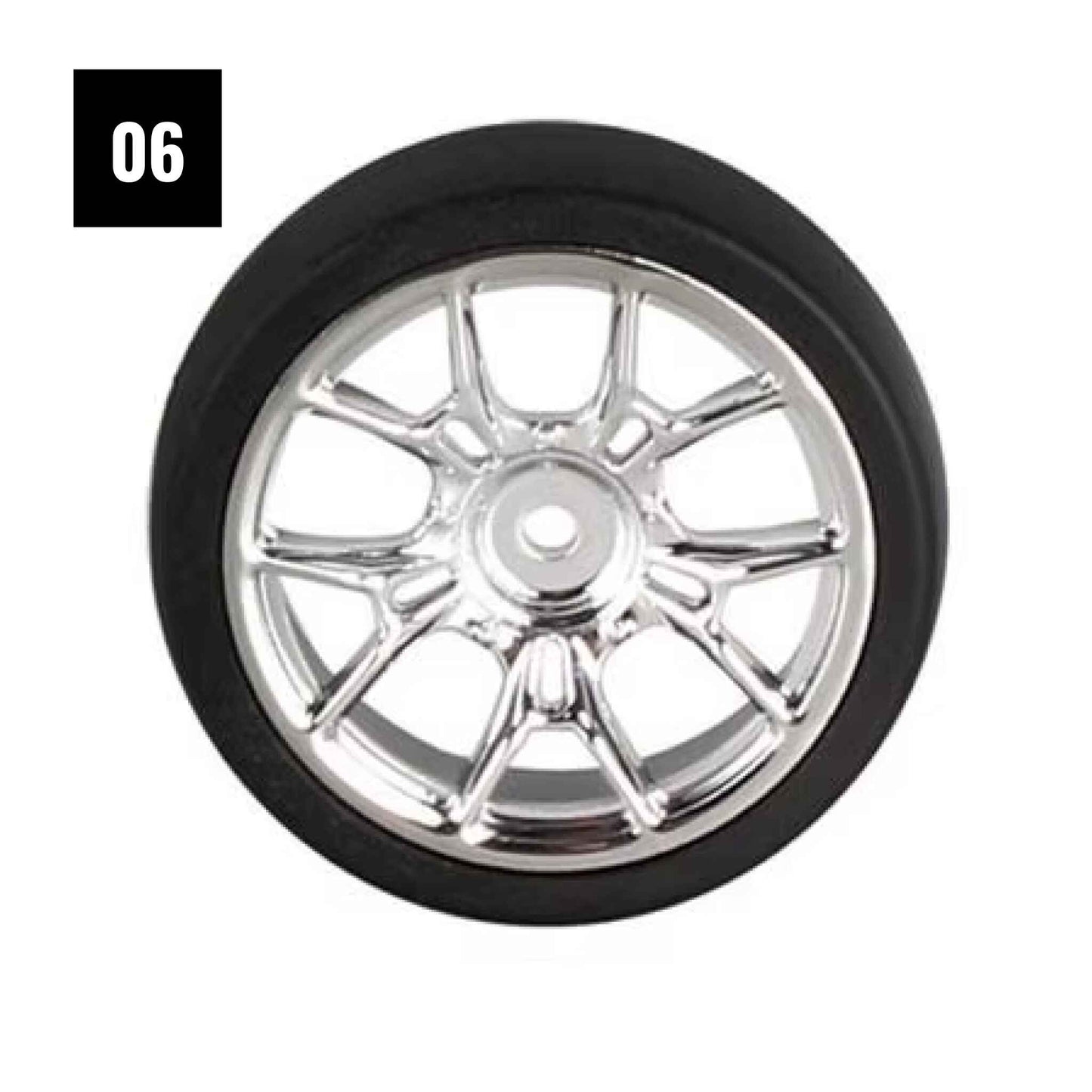 1:18 Mini RC Drift Wheels, 4PCS Tires 1.2" (31 mm) Diameter