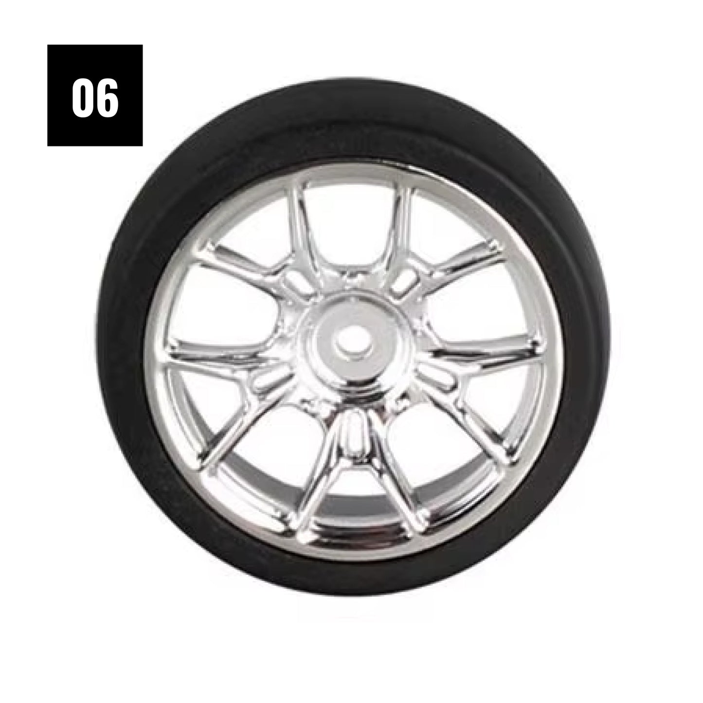 1:18 Mini RC Drift Wheels, 4PCS Tires 1.2" (31 mm) Diameter