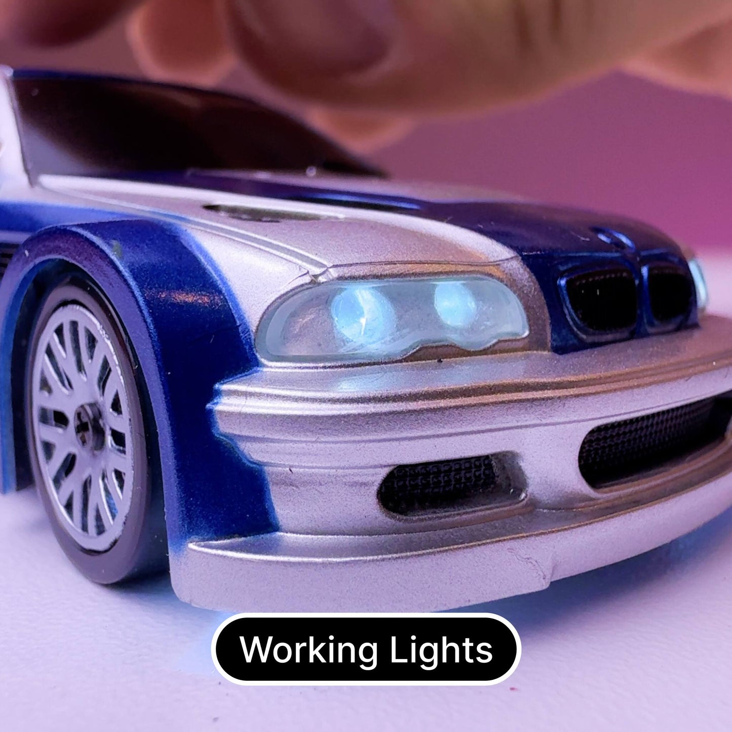 1:43 Mini RC 4WD Car Need For Speed BMW M3 GTR Tribute