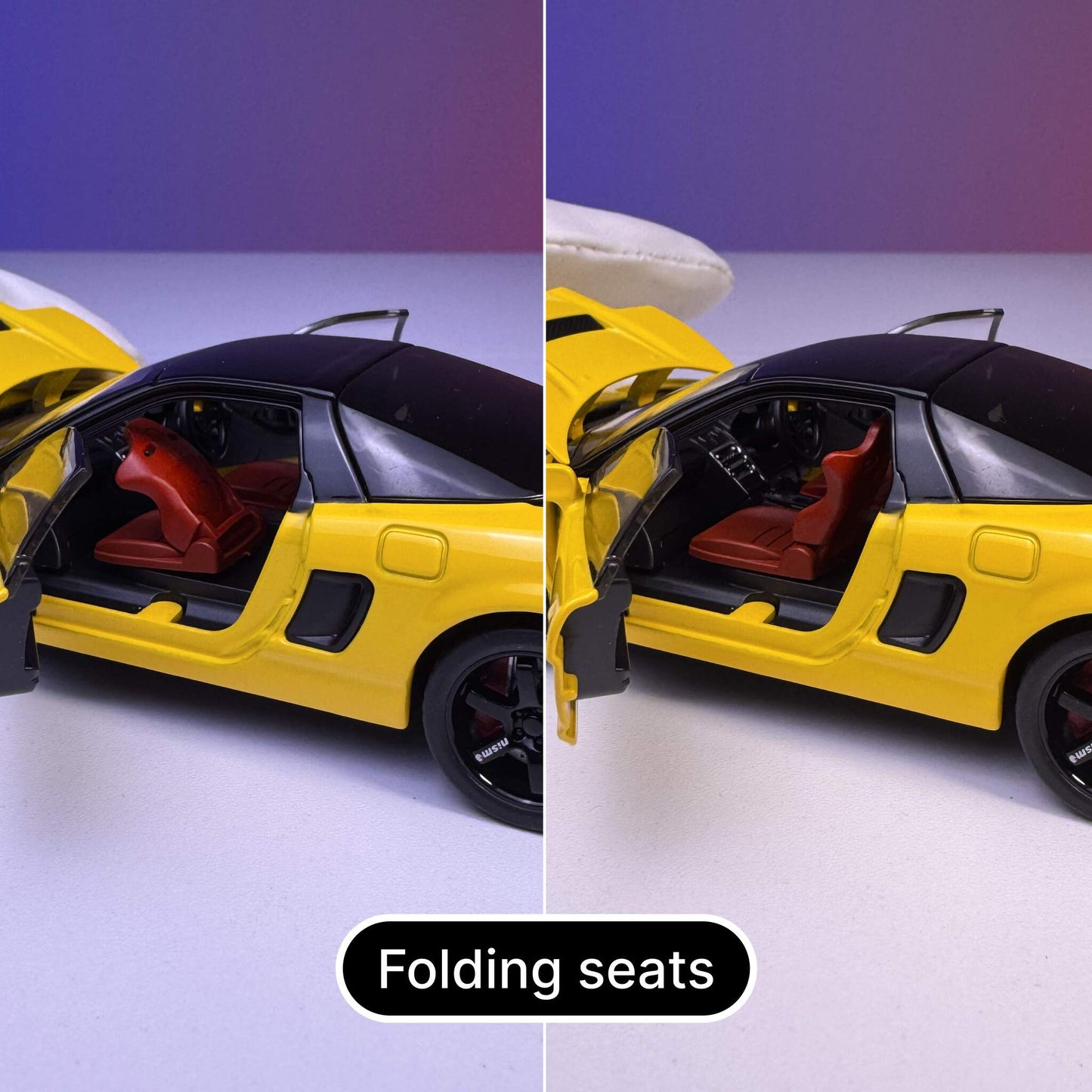1:32 Scale Iconic Honda Acura NSX NA1 With Pop Up Headlight