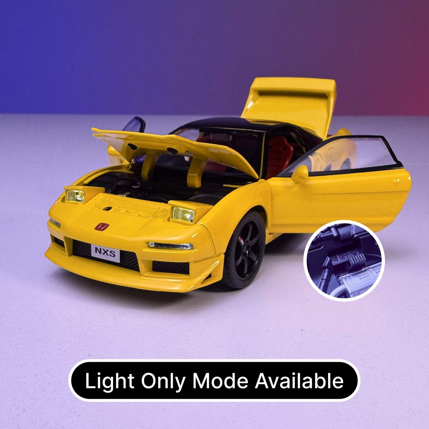 1:32 Scale Iconic Honda Acura NSX NA1 With Pop Up Headlight