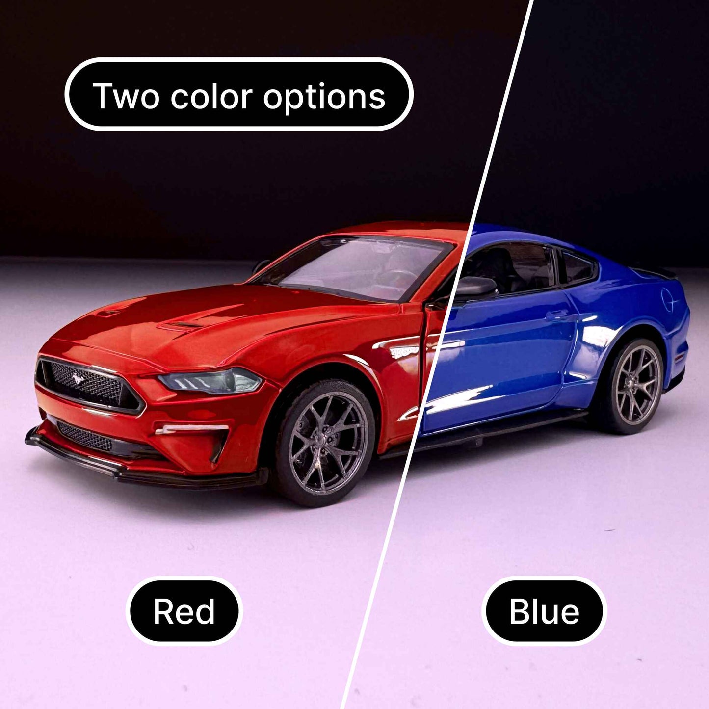 1:34 Scale Ford Mustang GT 2018, Detailed Scale Model