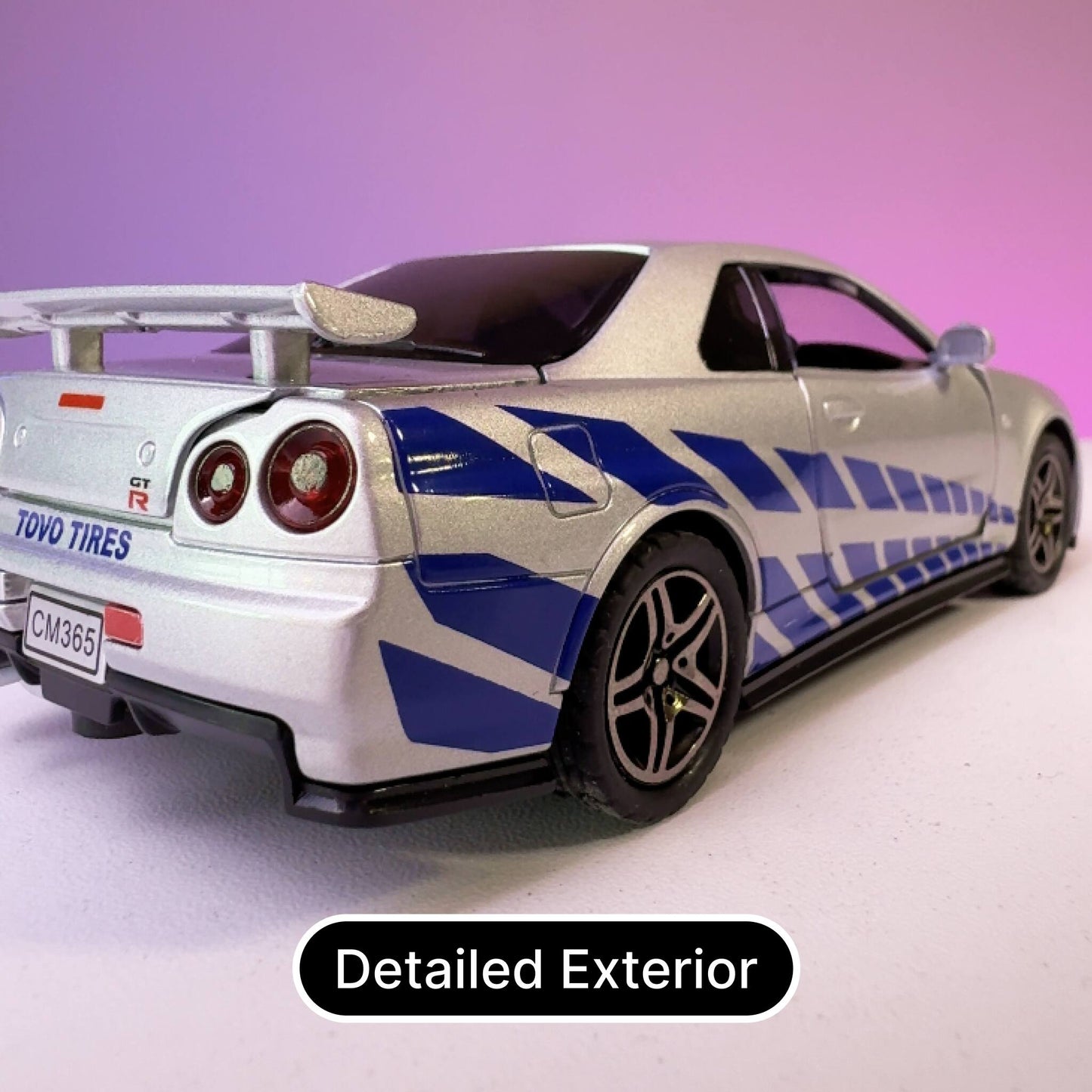 1/32 Scale GTR R34 SKYLINE fully Openable 2 Fast 2 Furious without Case