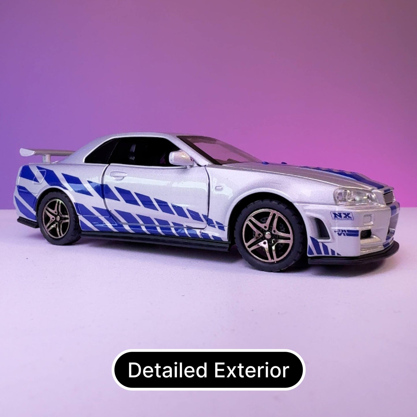 1/32 Scale GTR R34 SKYLINE fully Openable 2 Fast 2 Furious without Case