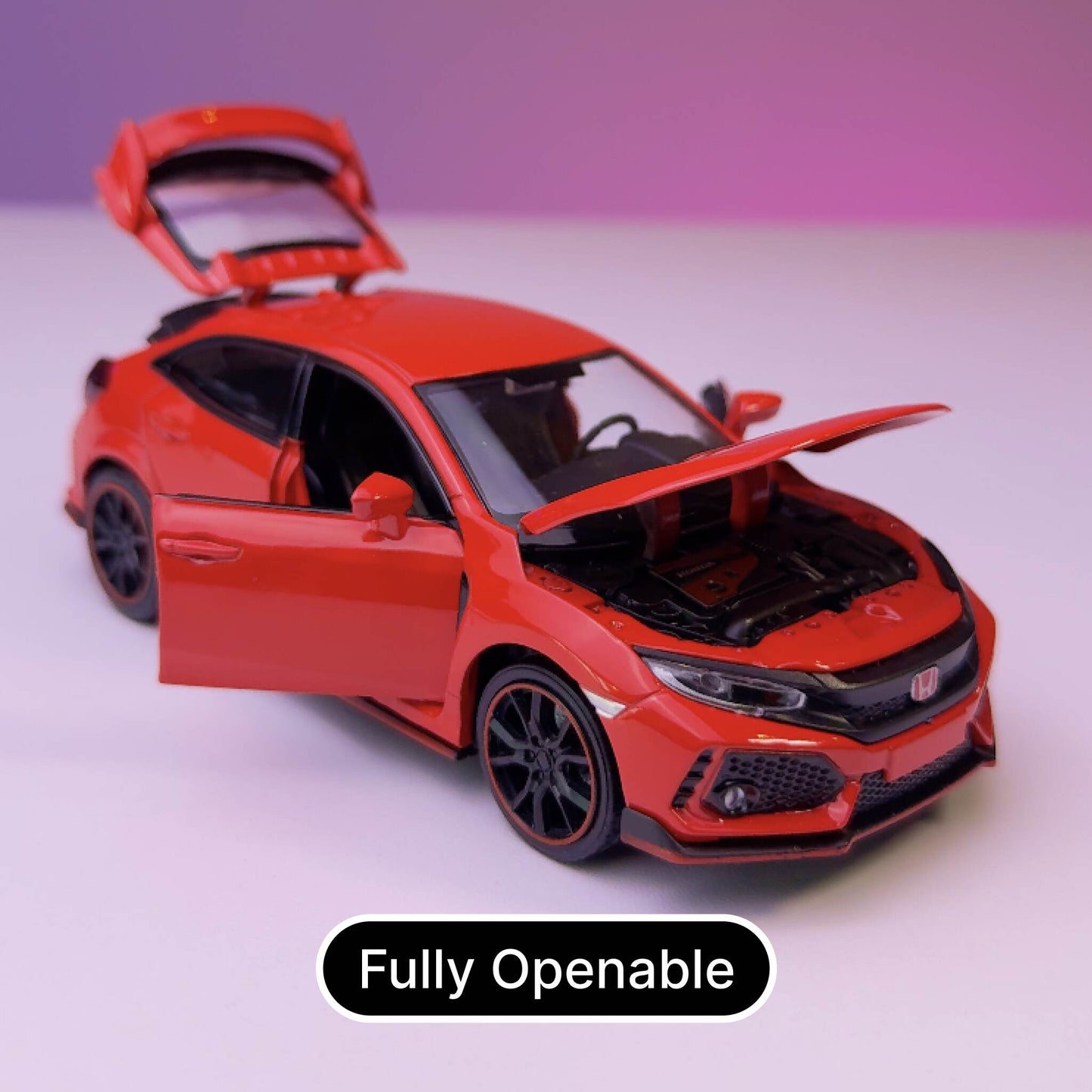 1/32 Scale Honda Civic Type R fully Openable without Case