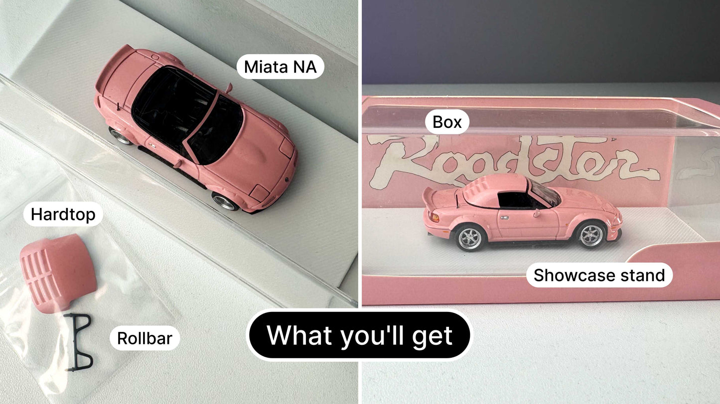 1:64 Mazda MX-5 NA on Wide Body with Adjustable Head Lights