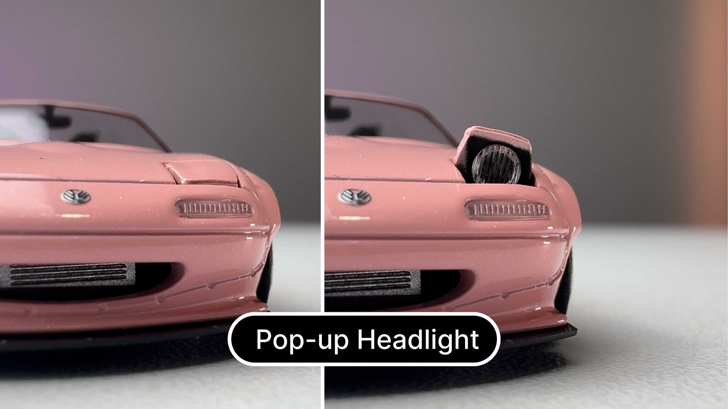 1:64 Mazda MX-5 NA on Wide Body with Adjustable Head Lights