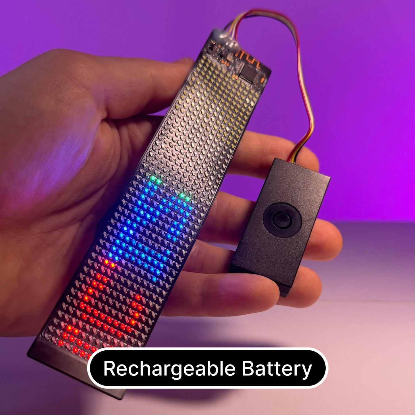 Flexible Small LED Car Sign – Display Your Nickname, Text or GIF Images