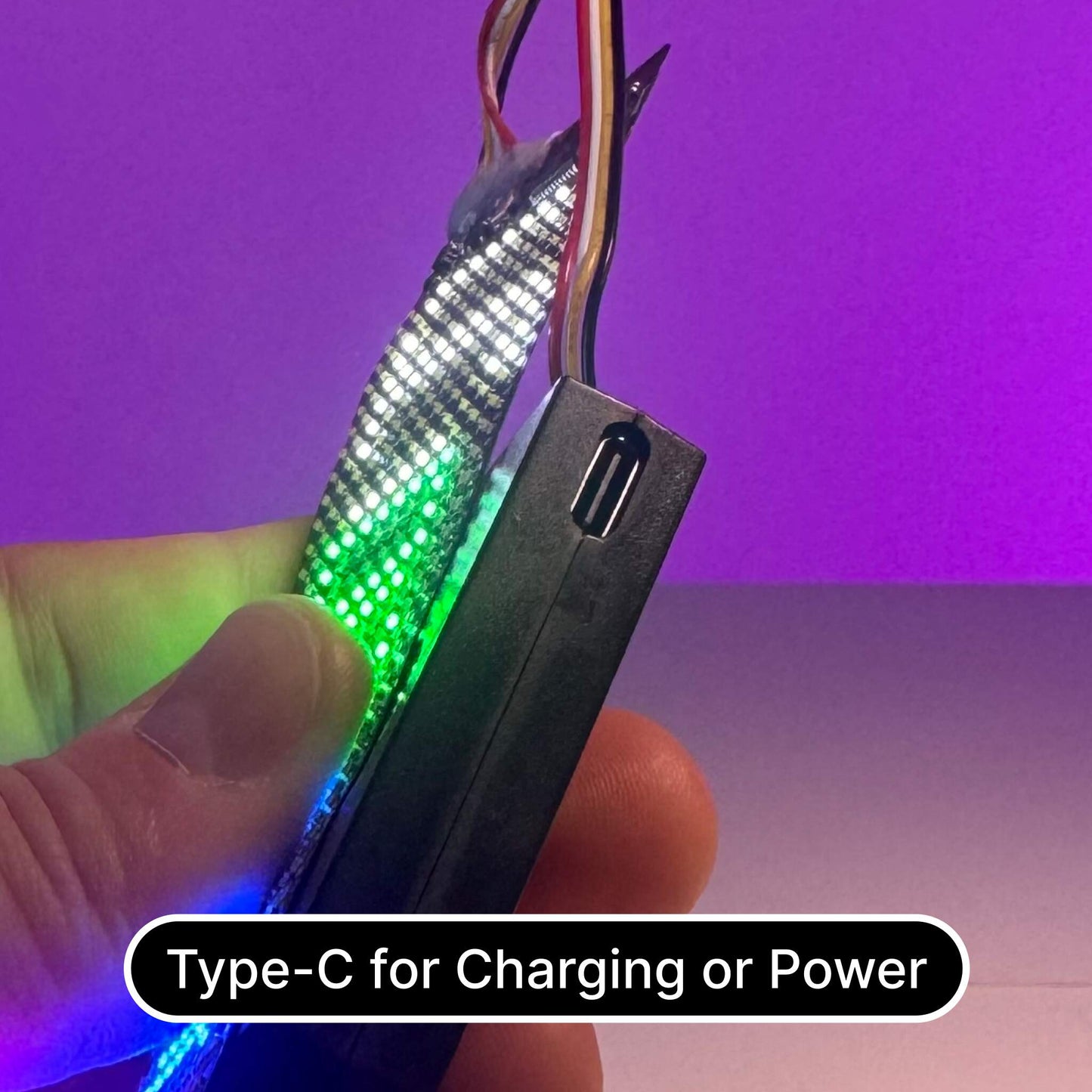 Flexible Small LED Car Sign – Display Your Nickname, Text or GIF Images