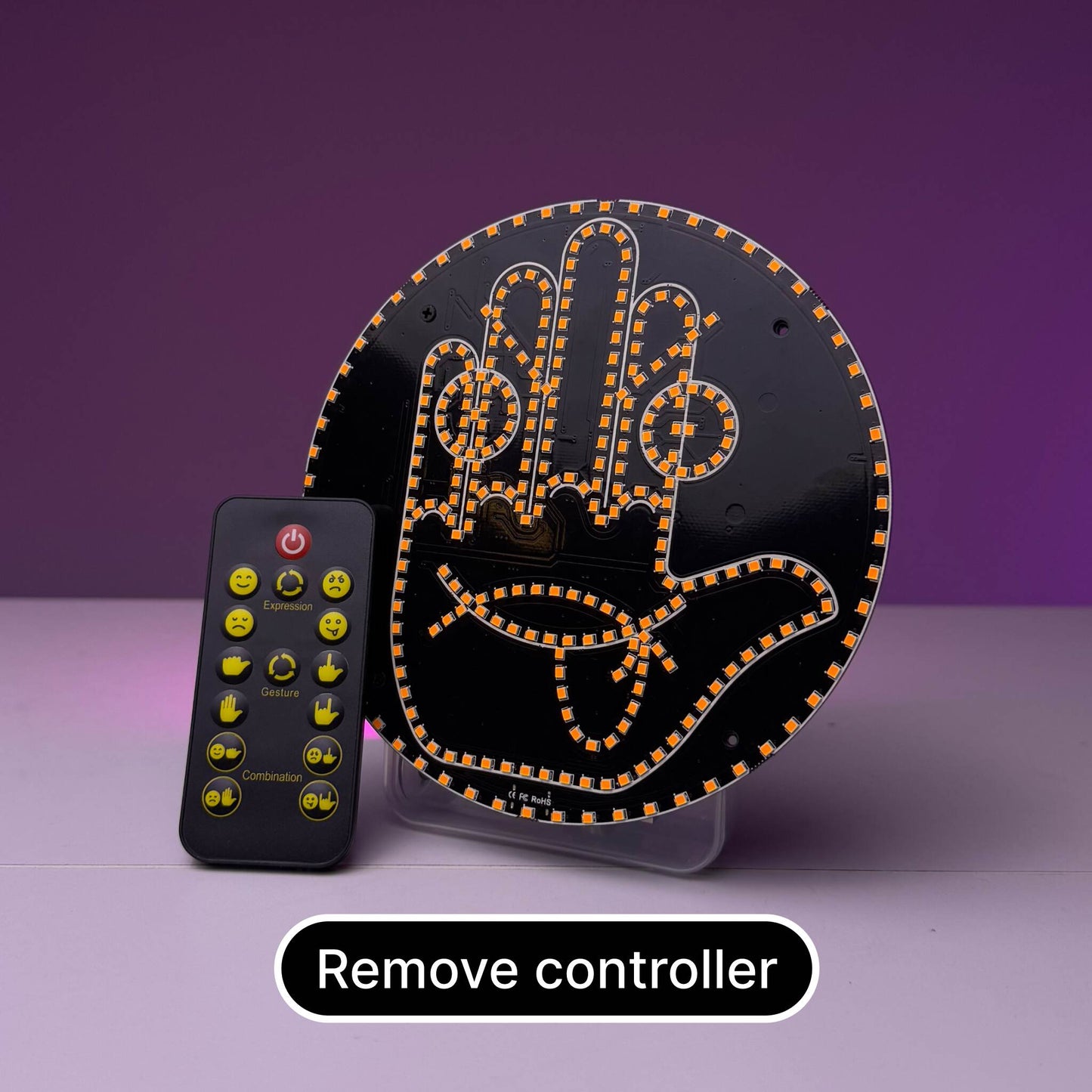 LED Gesture Light – Smiles, Fingers