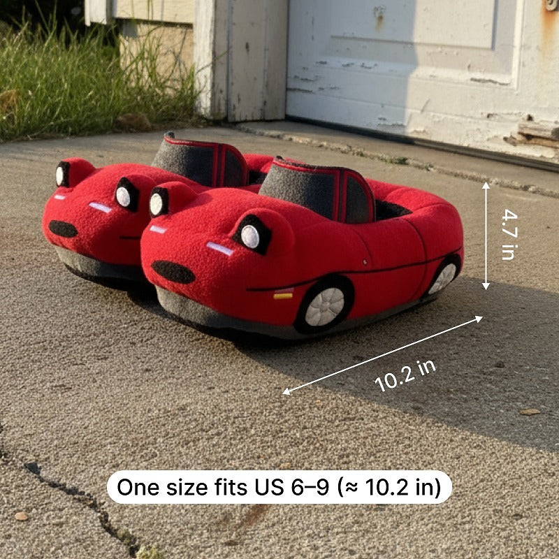 Mazda MX-5 Miata NA Plush Car Slippers