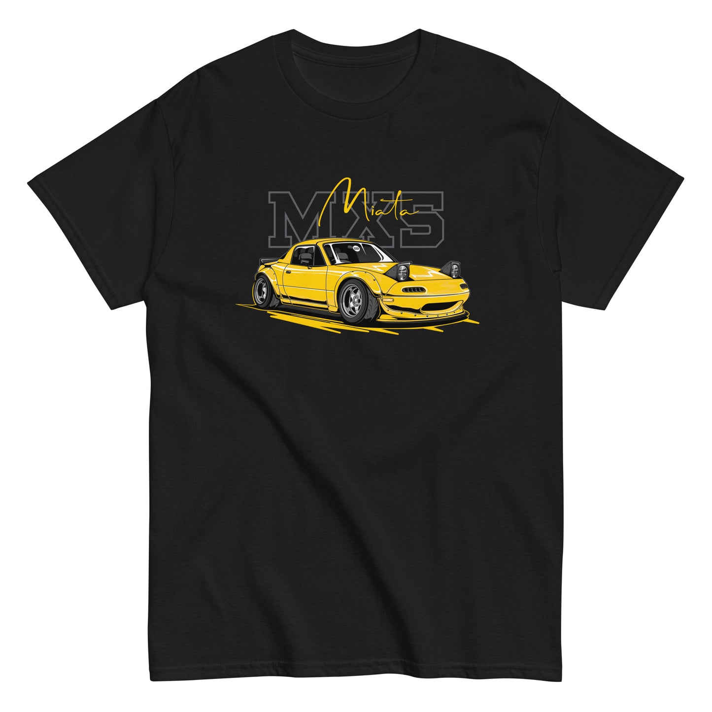 YELLOW WIDE BODY MAZDA MIATA MX-5 NA TEE