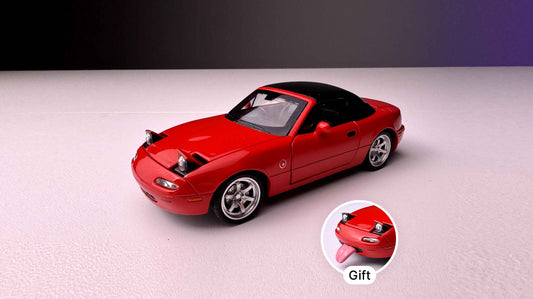 1:32 Scale Mazda MX-5 Miata Pop Up Headlight Removable Hardtop