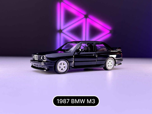 1:36 Scale 1987 BMW M3, Detailed Scale Model, Openable Doors