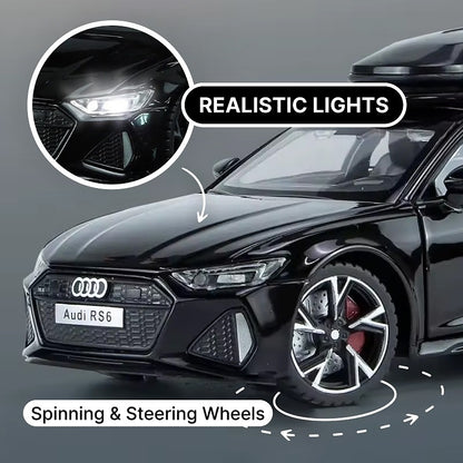 Audi RS6 Diecast Car Model 1:32 Scale