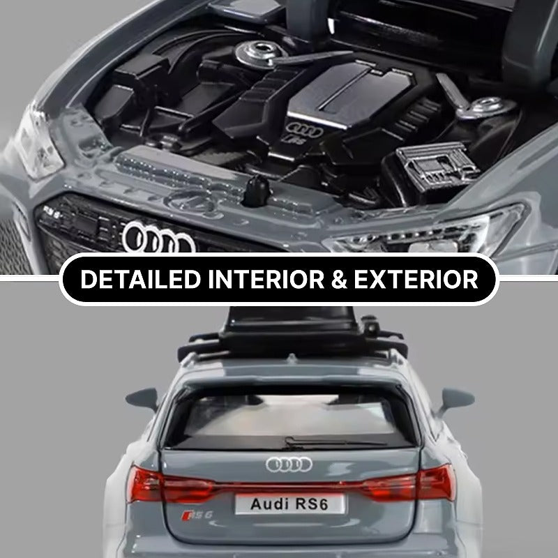Audi RS6 Diecast Car Model 1:32 Scale