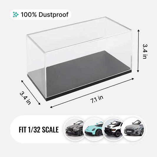 Acrylic Car Model Display Box for 1:32 Scale Models