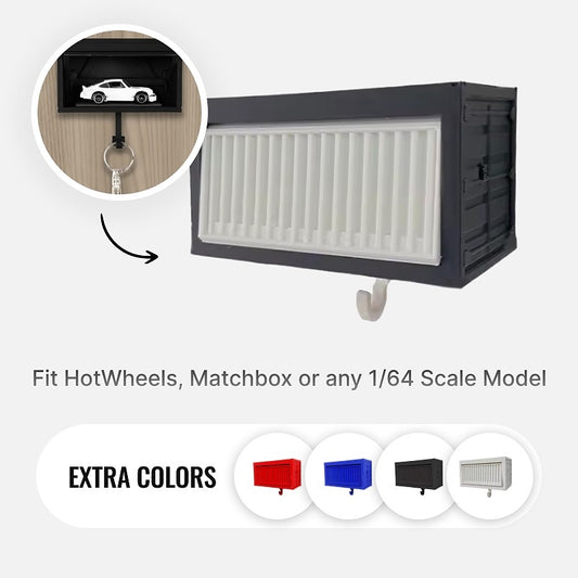 Opening Doors Car Garage Key Holder for 1:64 Scale Models