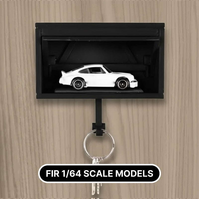 Opening Doors Car Garage Key Holder for 1:64 Scale Models