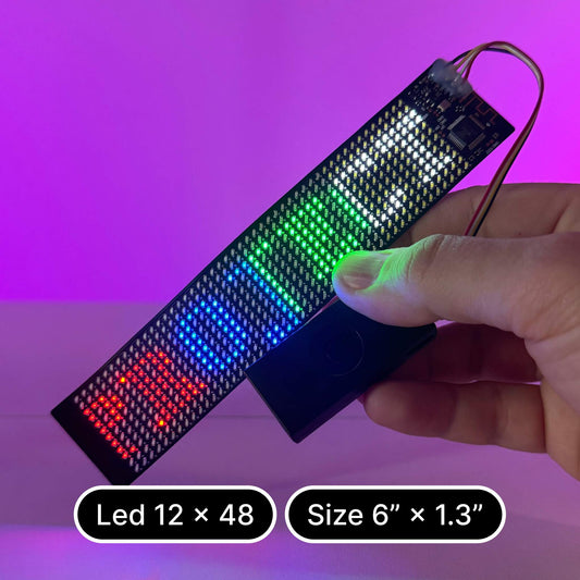 Flexible Small LED Car Sign – Display Your Nickname, Text or GIF Images