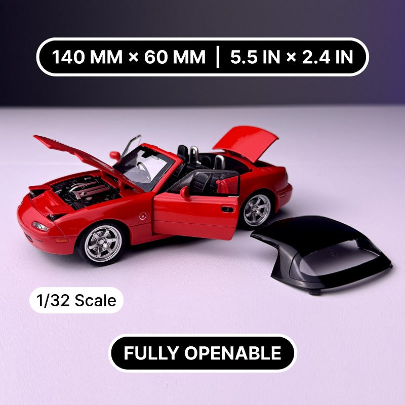 Mazda MX-5 Miata NA Car Model 1:32 Scale