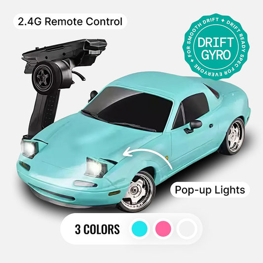 Mazda MX-5 Miata Mini RC Drift Car 1/18 Scale