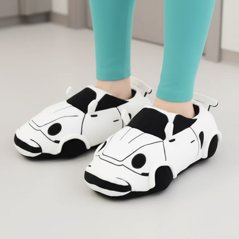 Car-Shaped Plush Slippers Unisex One Size Fits Most