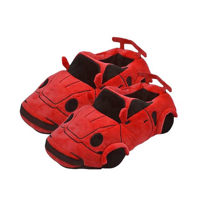 Car-Shaped Plush Slippers Unisex One Size Fits Most